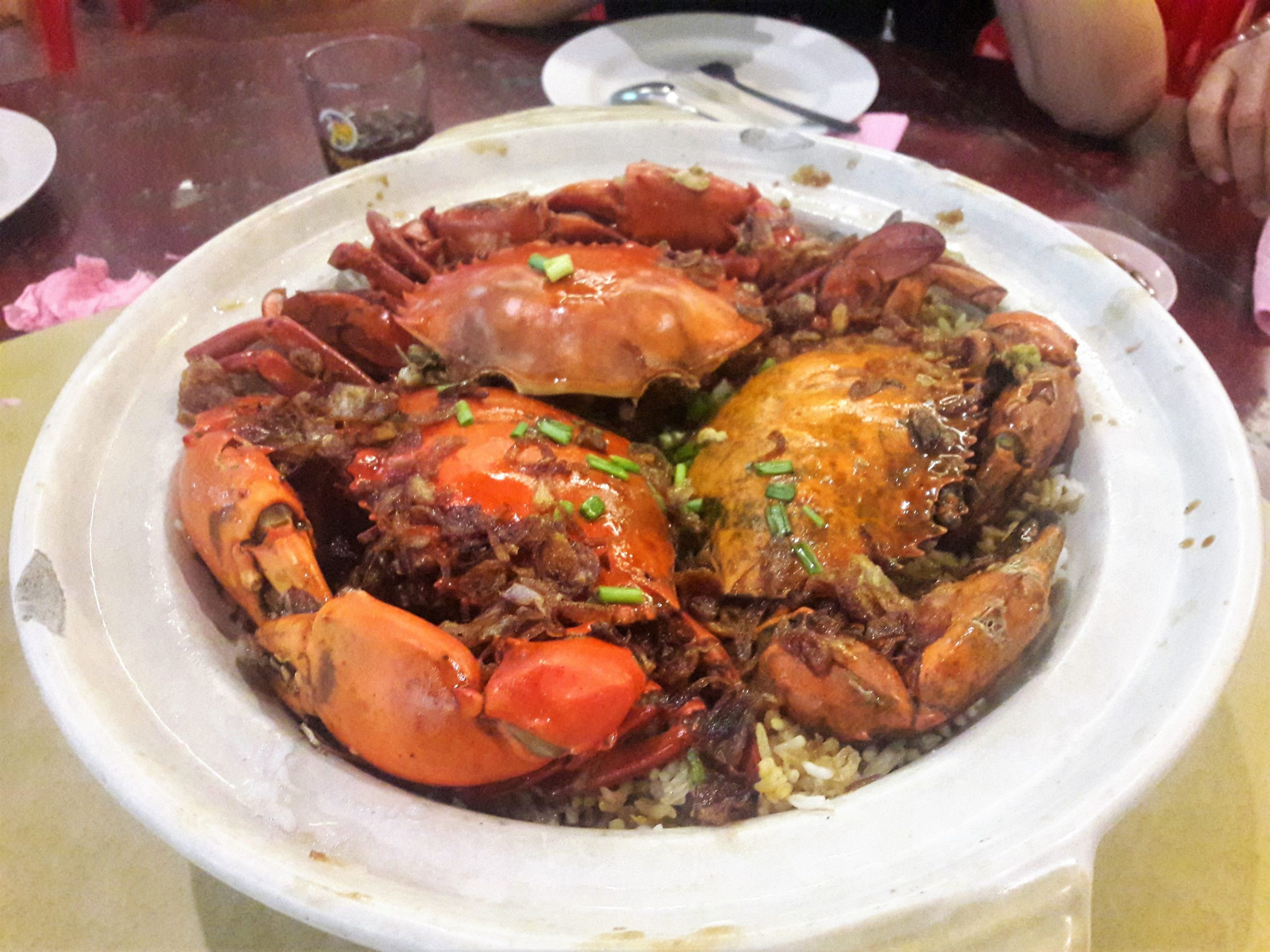 crab, seafood, clay pot , rice, #Penang, seafood, Bukit Tambun,
