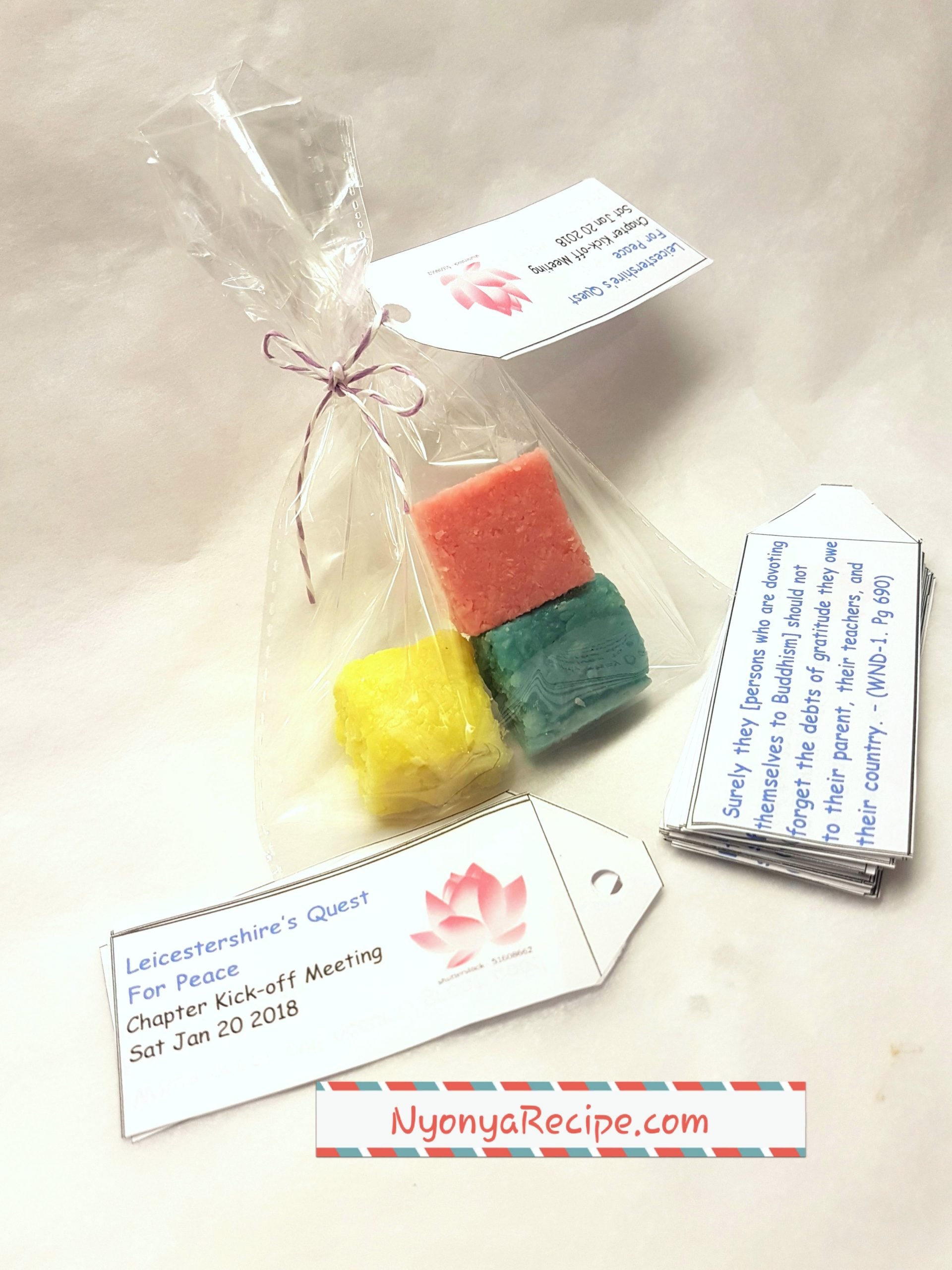 Quotations and final gift bags.