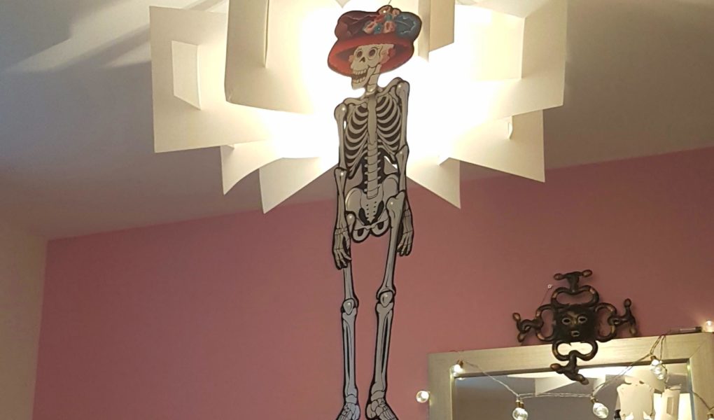 skeleton on halloween, dead,