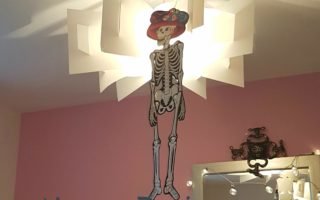 skeleton on halloween, dead,