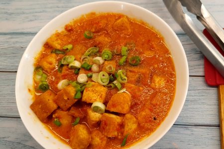 vegan peanut tofu sambal