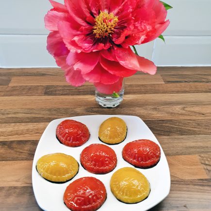 Angkoo orange and red colour.