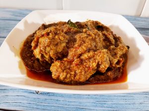Delicious and rich tasting Chicken Rendang
