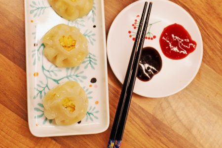 chai kuih , vegetable dumplings.