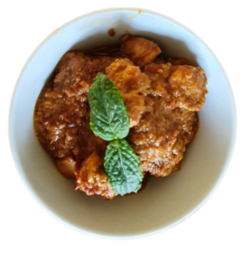 Original Chicken Rendang -Chicken slow cooked in spices and coconut with aromatic herbs